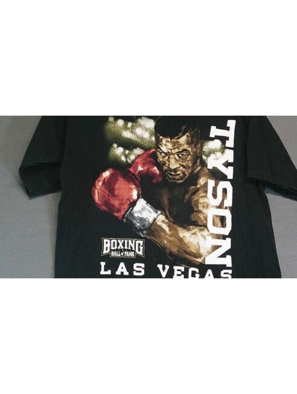 Mike Tyson Las Vegas Boxing Hall of Fame T-Shirt Large Black